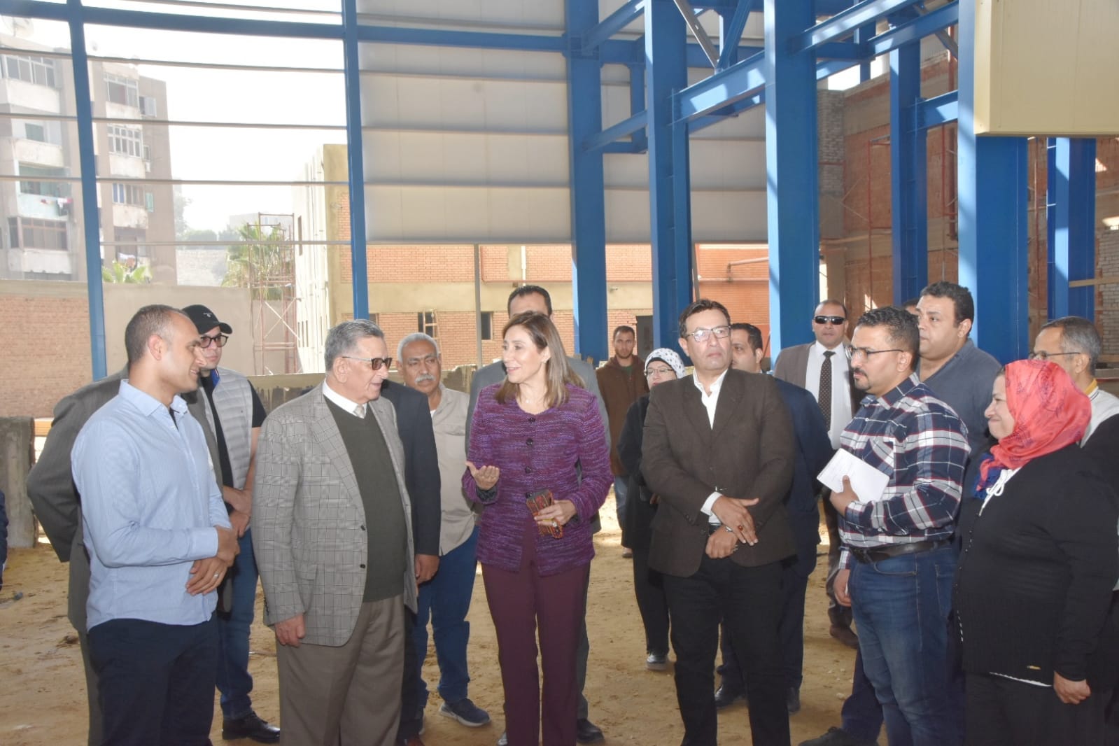 وزيرة الثقافة تتفقد مشروع إنشاء مركز 15 مايو للثقافة والفنون وتوجه بالانتهاء منه قبل نهاية العام المالي